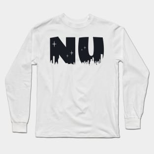 Nu Cityscape Letters Long Sleeve T-Shirt